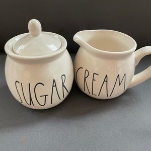 Rae Dunn Cream and Sugar Set